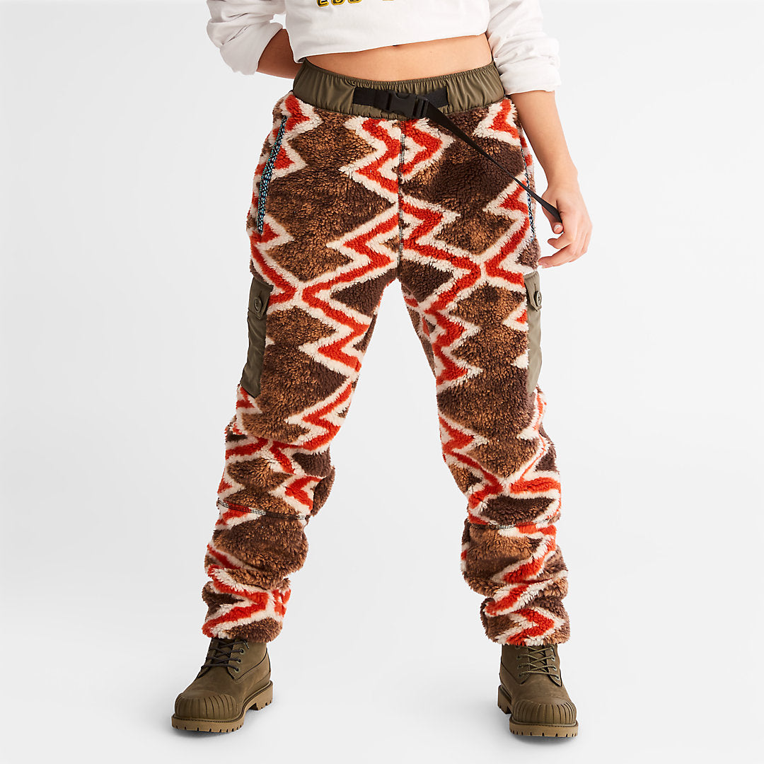 Mens Bee Line x Timberland® Fleece Bottoms in Red - Timberland